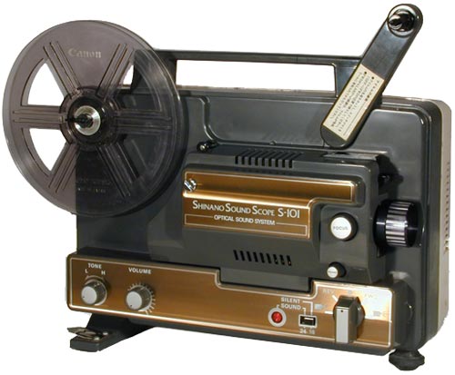 super 8 database, projectors shinano